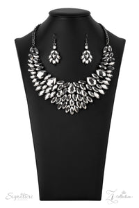 2021 Zi,gunmetal,hematite,short necklace,The Tanisha Zi Collection Necklace