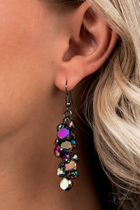 2021 Zi,gunmetal,multi,oil spill,rhinestones,Vivacious Zi Collection Necklace
