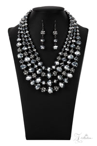 2021 Zi,gunmetal,hematite,rhinestones,short necklace,Influential Zi Collection Necklace
