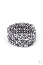 Load image into Gallery viewer, A Pearly Affair - Silver Pearl Stretchy Bracelet Paparazzi Accessories