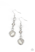 Load image into Gallery viewer, Epic Elegance - White Earrings Paparazzi Accessories
