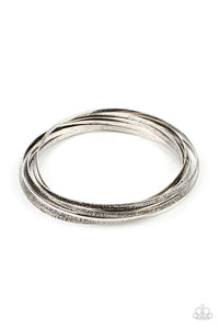 Bangles,silver,Suddenly Synced - Silver Bangle Bracelets