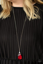 Load image into Gallery viewer, Demandingly Diva - Red Necklace Paparazzi Accessories