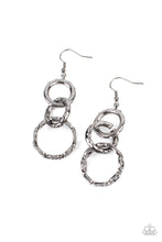 Load image into Gallery viewer, Shameless Shine - Black Earrings Paparazzi Accessories