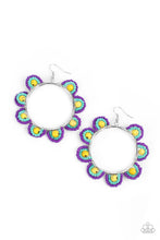Load image into Gallery viewer, Groovy Gardens - Yellow Sead Bead Stone Earrings Paparazzi Accessories