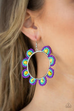 Load image into Gallery viewer, Groovy Gardens - Yellow Sead Bead Stone Earrings Paparazzi Accessories