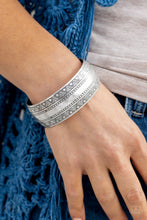 Load image into Gallery viewer, Desert Peaks Silver Bracelet Paparazzi Accessories