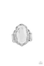 Load image into Gallery viewer, BLING to Heel - White Rhinestone Ring Paparazzi Accessories