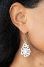 Load image into Gallery viewer, Celestial Charmer - White Rhinestone Earrings Paparazzi Accessories
