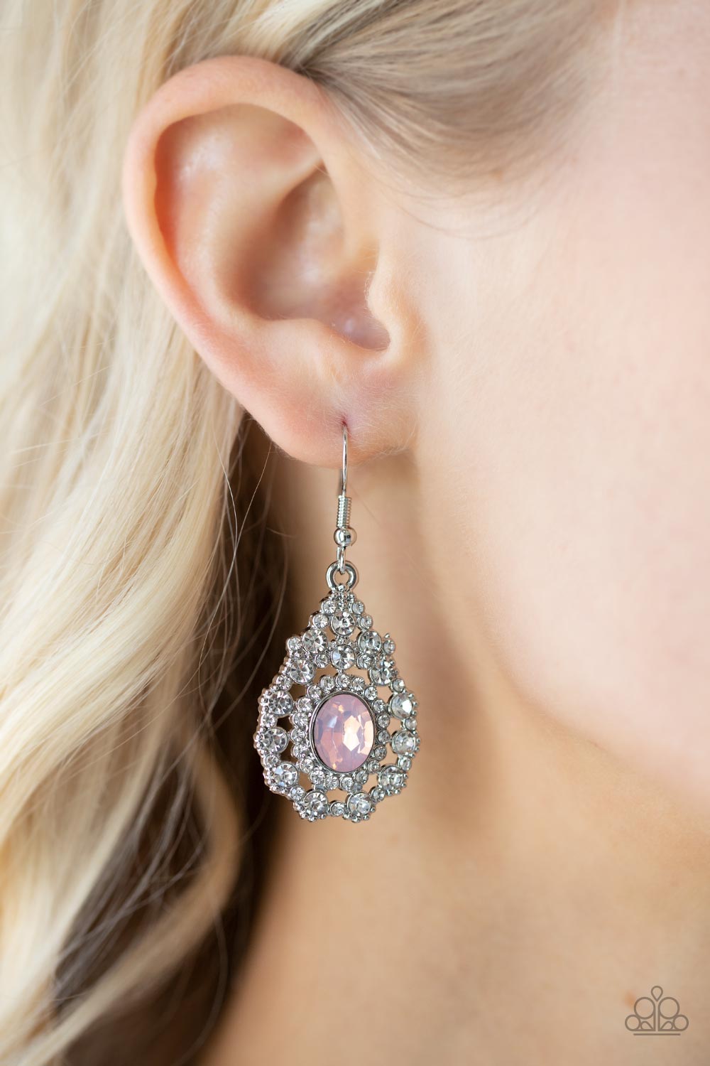 Celestial Charmer - Pink Earrings Paparazzi Accessories