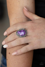 Load image into Gallery viewer, Adobe Sunrise - Purple Stone Ring Paparazzi Accessories