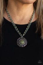 Load image into Gallery viewer, Sahara Suburb - Green Necklace Paparazzi Accessories
