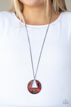 Load image into Gallery viewer, Chromatic Couture - Red Necklace Paparazzi Accessories