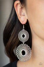 Load image into Gallery viewer, Regal Roulette - White Earrings Paparazzi Accessories