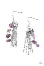 Load image into Gallery viewer, Stone Sensation - Purple Earrings Paparazzi Accessories