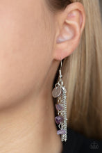 Load image into Gallery viewer, Stone Sensation - Purple Earrings Paparazzi Accessories
