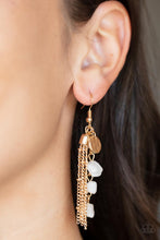 Load image into Gallery viewer, Stone Sensation - Gold Earrings Paparazzi Accessories
