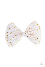 Load image into Gallery viewer, Twinkly Tulle - White Hair Accessory Paparazzi Accessories