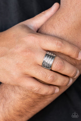 Legendary Lineup - Silver Ring Paparazzi Accessories
