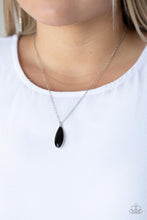 Load image into Gallery viewer, Prismatically Polished - Black Rhinestone Necklace Paparazzi Accessories