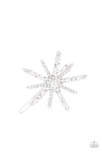 Load image into Gallery viewer, Leading Luminary - White Hair Accessory Paparazzi Accessories