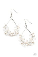 Load image into Gallery viewer, Marina Banquet - White Earrings Paparazzi Accessories