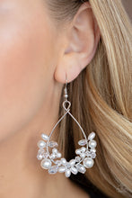 Load image into Gallery viewer, Marina Banquet - White Earrings Paparazzi Accessories