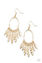 Load image into Gallery viewer, Artisan Aria - Gold Earrings Paparazzi Accessories