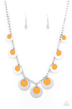 Load image into Gallery viewer, The Cosmos Are Calling - Orange Necklace Paparazzi Accessories
