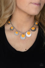 Load image into Gallery viewer, The Cosmos Are Calling - Orange Necklace Paparazzi Accessories