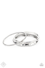 Load image into Gallery viewer, Confidently Curvaceous - White Bangles Paparazzi Accessories