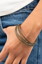 Load image into Gallery viewer, Suddenly Synced Brass Bracelet Paparazzi Accessories