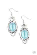 Load image into Gallery viewer, Port Royal Princess Blue Moonstone Earring Paparazzi Accessories