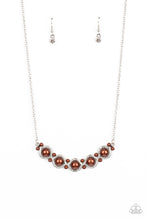 Load image into Gallery viewer, Life of The Wedding Party - Brown Pearl Necklace Paparazzi Accessories