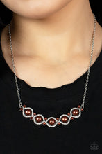 Load image into Gallery viewer, Life of The Wedding Party - Brown Pearl Necklace Paparazzi Accessories