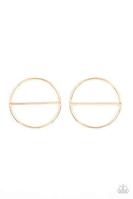 Dynamic Diameter - Gold Paparazzi Accessories