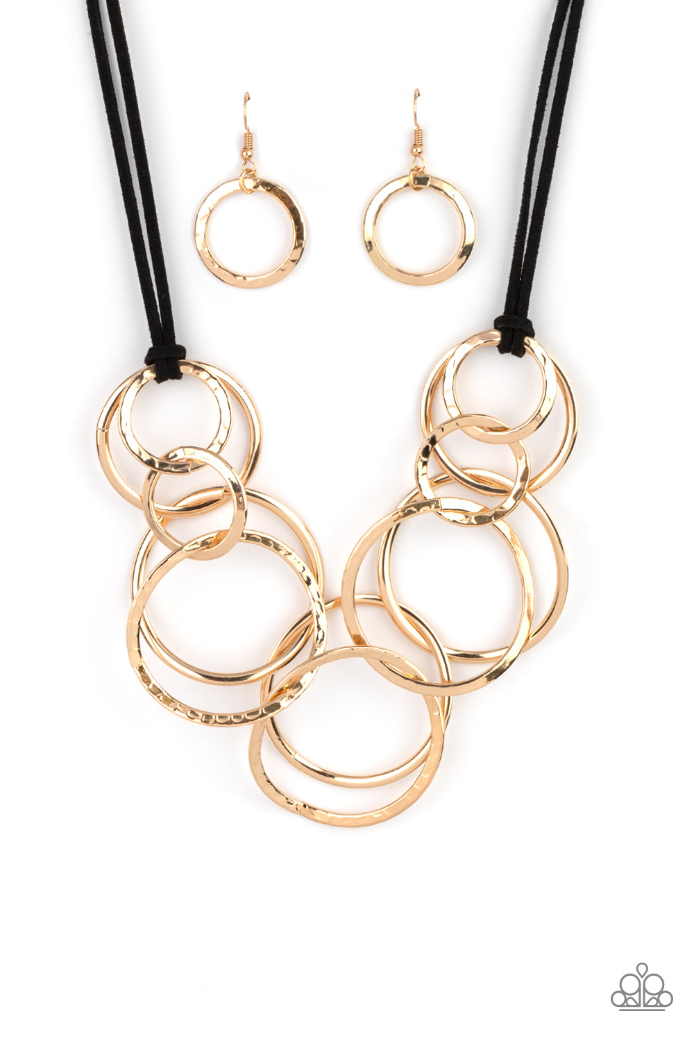 Spiraling Out of COUTURE - Gold Necklace Paparazzi Accessories