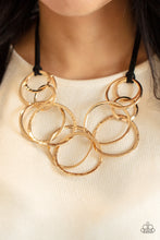 Load image into Gallery viewer, Spiraling Out of COUTURE - Gold Necklace Paparazzi Accessories