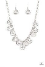 Load image into Gallery viewer, Spot On Sparkle - White Rhinestone Necklace Paparazzi Accessories