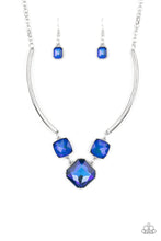 Load image into Gallery viewer, Divine Iridescence Blue Necklace Paparazzi Accessories