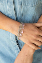 Load image into Gallery viewer, Glossy Goddess - Pink Bracelet Paparazzi Accessories