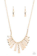 Load image into Gallery viewer, The MANE Course - Gold Necklace Paparazzi Accessories
