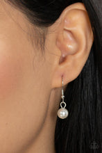Load image into Gallery viewer, Drip Drop Dazzle - White Necklace Paparazzi Accessories