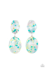 Load image into Gallery viewer, Flaky Fashion - Multi Acrylic Post Earrings Paparazzi Accessories