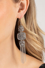 Load image into Gallery viewer, Eastern Elegance - Silver Earrings Paparazzi Accessories