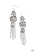 Load image into Gallery viewer, Eastern Elegance - Silver Earrings Paparazzi Accessories