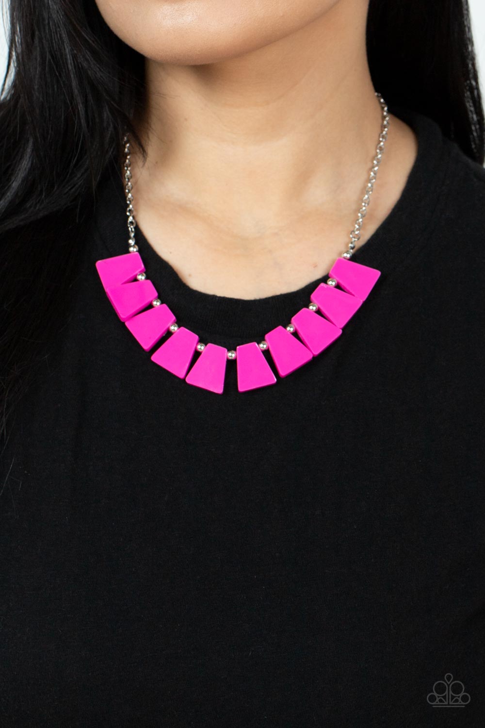 Vivaciously Versatile - Pink Necklace Paparazzi Accessories
