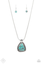 Load image into Gallery viewer, Artisan Adventure Blue Necklace Paparazzi Accessories
