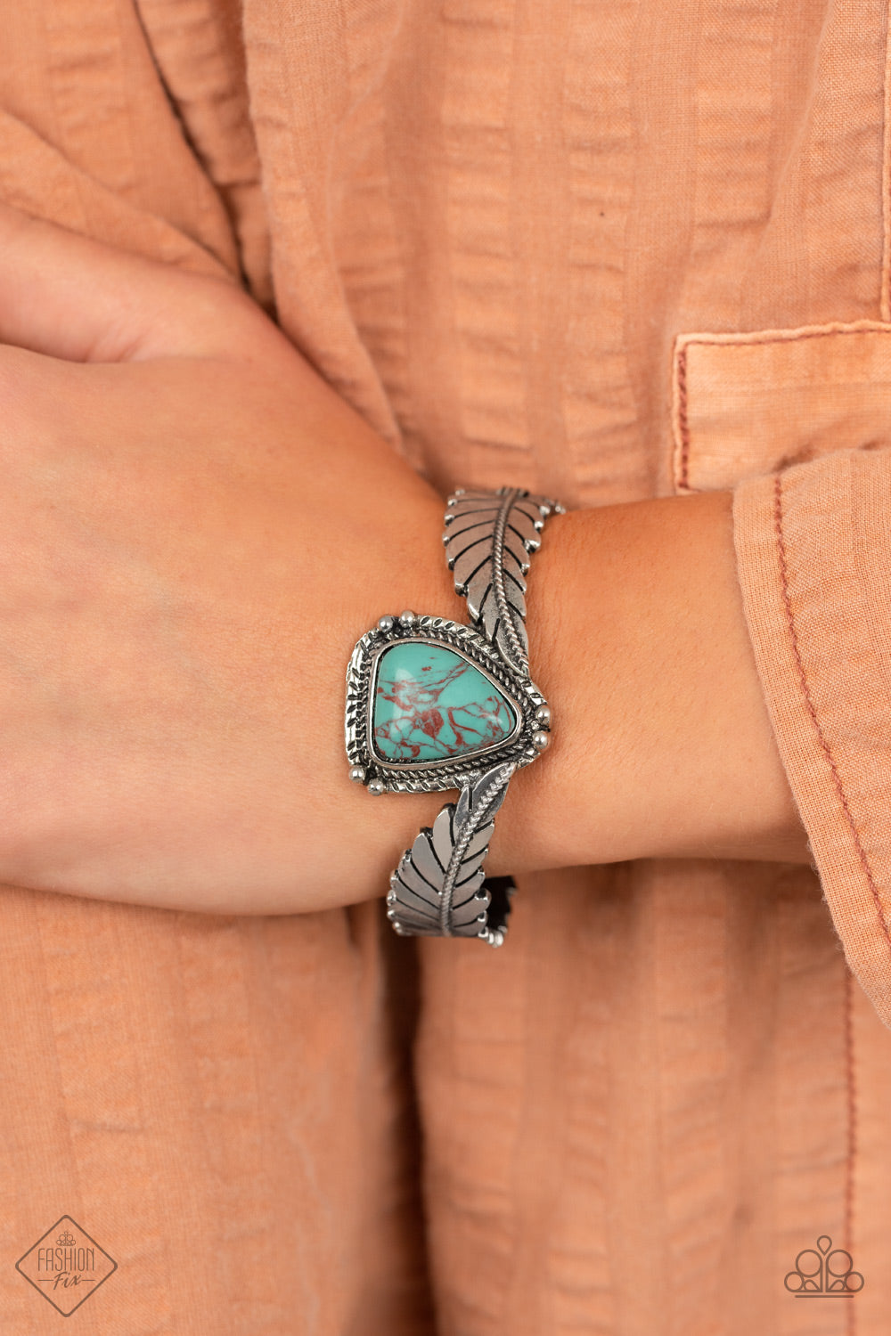 Desert Roost Blue Bracelet Paparazzi Accessories