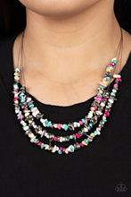 Load image into Gallery viewer, Placid Pebbles - Multi Stone Necklace Paparazzi Accessories